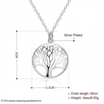Pendant Necklace Sterling Silver Jewelry