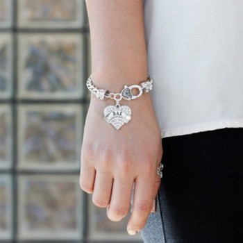 Bracelet Silver Plated Lobster Crystal