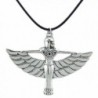 (2 Pack) Pharaonic Egyptian Goddess Isis Ancient Egypt God Winged Pendant Charms Necklace - CT127MPT0SP
