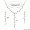 YUXI Rhinestone Necklace Earrings Accessories in Women's Jewelry Sets