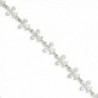 Sterling Silver 7.5in Polished Fleur De Lis Bracelet - CR119CD4PGD