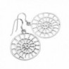 Sterling Filigree Detailed Spiral Earrings