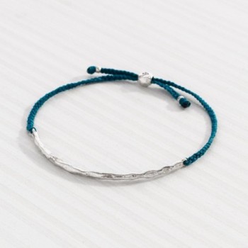 Silpada Braided Sterling Adjustable Bracelet in Women's Strand Bracelets