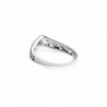 Chevron V Shaped Filigree Sterling Silver in Women's Band Rings