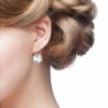 Statement Earrings Swarovski Crystal Plated in Women's Drop & Dangle Earrings