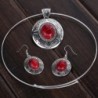 YAZILIND Pendant Statement Necklace Earrings in Women's Jewelry Sets