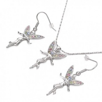 Yoursfs Tinkerbell Colorful Crystals Necklace in Women's Jewelry Sets