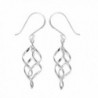 Boma Sterling Silver Spiral Ribbon Dangle Earrings - CV187C808S7