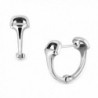 WithLoveSilver 925 Sterling Silver Double Bits Horse bit Equestrian Horse Hoop Earrings - CJ11YV7B7L1