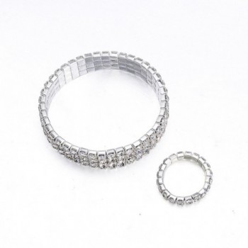 Yumei Jewelry Bracelet Silver tone Sparkling