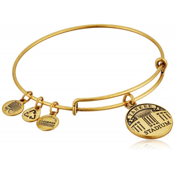 Alex and Ani Yankee Stadium Expandable Bangle Bracelet - Rafaelian Gold - C911JVXKR43