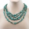 Stunning Strands Simulated Turquoise Necklace in Women's Strand Necklaces