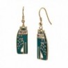 Laurel Burch Teal Siamese Cats Dangle Earrings - CH127ZATC4D