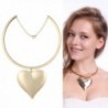 GEM C Stylish Golden Pendant Necklace