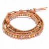 Handmade Bangle Bracelet Leather Button in Women's Strand Bracelets