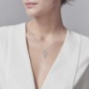 Sterling Zirconia Infinity Pendant Necklace in Women's Pendants