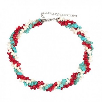 Cultured Freshwater Simulated Turquoise Necklace