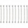 Nickel Free Necklace Bracelet Extender 10 Pc - 3 In. Long - No Tools Needed! USA!- in Silver Tone - CT11O26BEG9