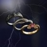 Elviras Stacking Ring Set Serpent