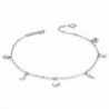 925 Sterling Silver Adjustable Anklet - CR18898LSYL