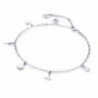 925 Sterling Silver Adjustable Anklet in Women's Anklets