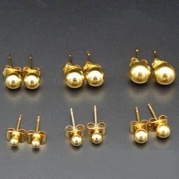 Goldenchen Yellow Plated Round Earrings