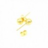 Goldenchen Yellow Plated Round Earrings in Women's Stud Earrings
