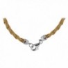 Gem Avenue Sterling Braided Necklace in Women's Chain Necklaces