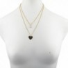 Lux Accessories Goldtone Crescent Necklace in Women's Pendants