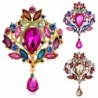 Sanwood Multicolor Rhinestone Crystal Wedding in Women's Brooches & Pins