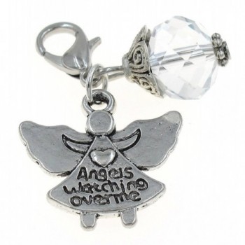 Best Wing Clip Watching Birthstones - April - White Clear - C812HOEMTIR
