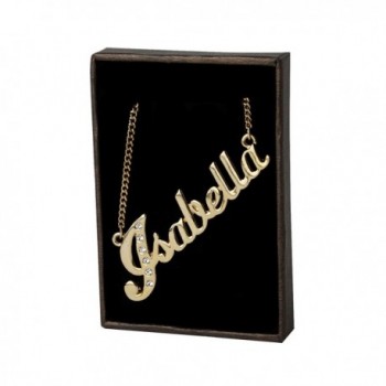 Name Necklace "Isabella" 18K Gold Plated - CK11GV66MLZ