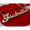 Name Necklace Isabella Gold Plated