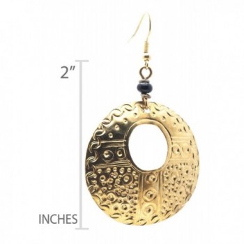 Maisha Trade Hammered Circle Earring