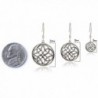 Celtic Knot Earrings Medium SPUNKYsoul Collection in Women's Drop & Dangle Earrings