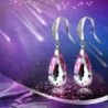 SILYHEART Teardrop Earrings Swarovski Crystals