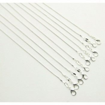 Silver Plated 1 2mm Necklace Inches