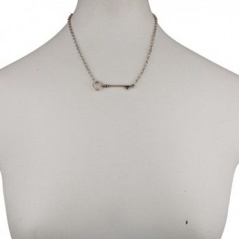 Lux Accessories Skeleton Pendant Necklace in Women's Pendants