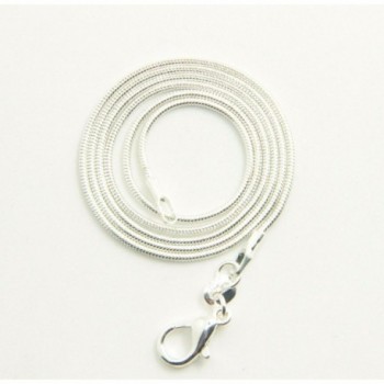 Silver Plated 1 2mm Necklace Inches in Women's Chain Necklaces