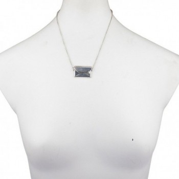 Lux Accessories Envelope Pendant Necklace in Women's Chain Necklaces
