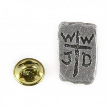 6030169 WWJD What Would Jesus Do Lapel Pin Tie Tack Brooch - C811CJPHPQD