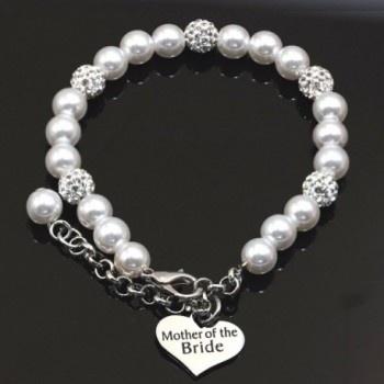 LParkin Mother Bride Pearl Bracelet