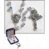 Light Blue Murano Rosary - C412FY9N2RB