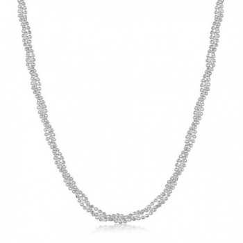 Amberta Sterling Silver Necklace Length