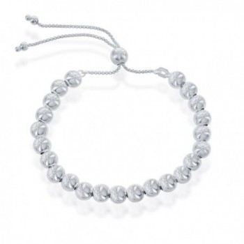 Sterling Silver Italian Adjustable Bracelet