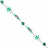 Sterling Silver Turquoise Anklet Bracelet - C8115736DPN