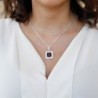 Godmother Classic Silver Crystal Necklace in Women's Chain Necklaces