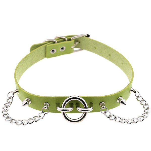 FM42 Simulated Neckband Necklace PN1892 - Green - CS180OXESI4