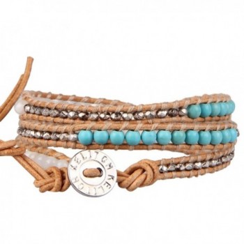 KELITCH Turquoise Bracelet Handmade Jewelry