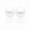 Sterling Freshwater Cultured Earring 14 15mm in Women's Stud Earrings